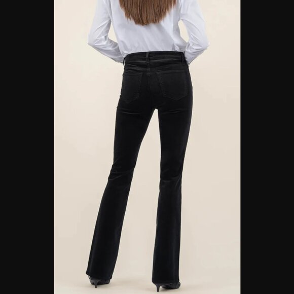 Kut From The Kloth Women's Black Karen Baby Bootcut Corduroy Jeans Size 8 - Picture 2 of 13